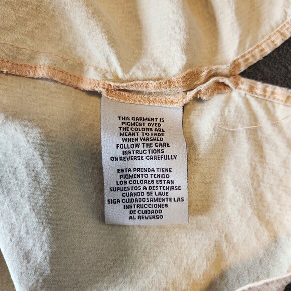 Jamaica Jaxx Shirt 100% Silk Button Up Yellow Embroidered Design Large EUC - Picture 7 of 11